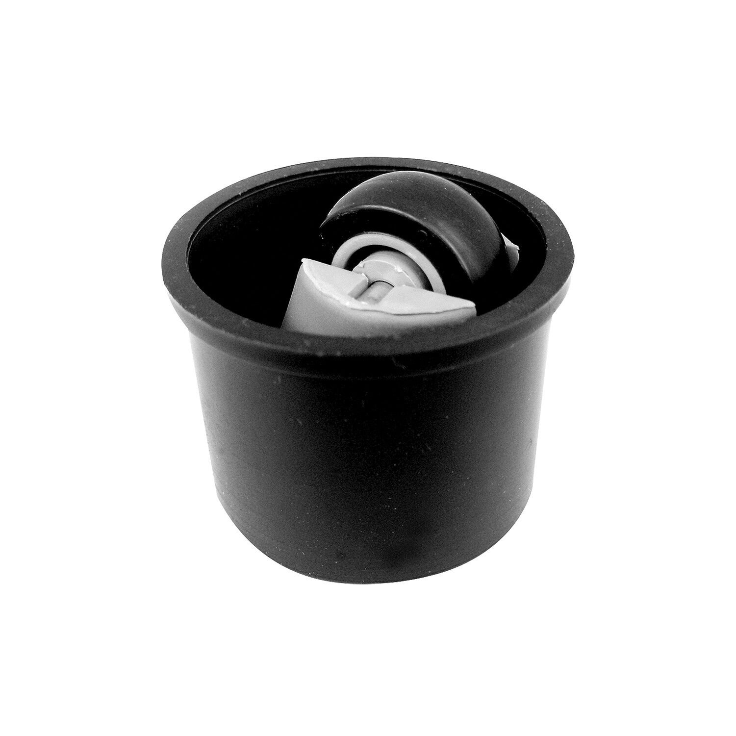 4'LÜ 60 MM SİYAH GÖMME TEKERLEK