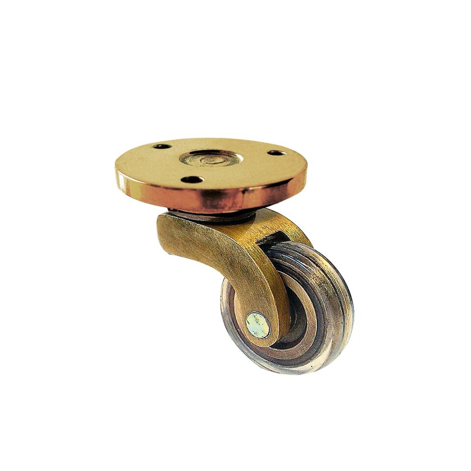 TABLALI ANTİK KAPLAMA PİRİNÇ TEKERLEK