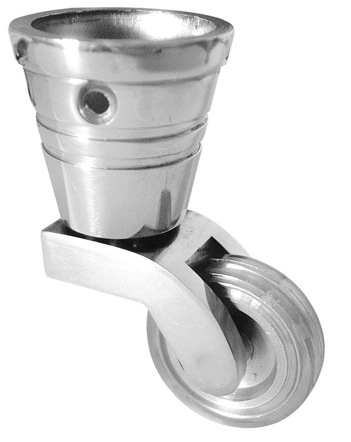 HUNİ GEÇME KROM KAPLAMA PİRİNÇ TEKERLEK