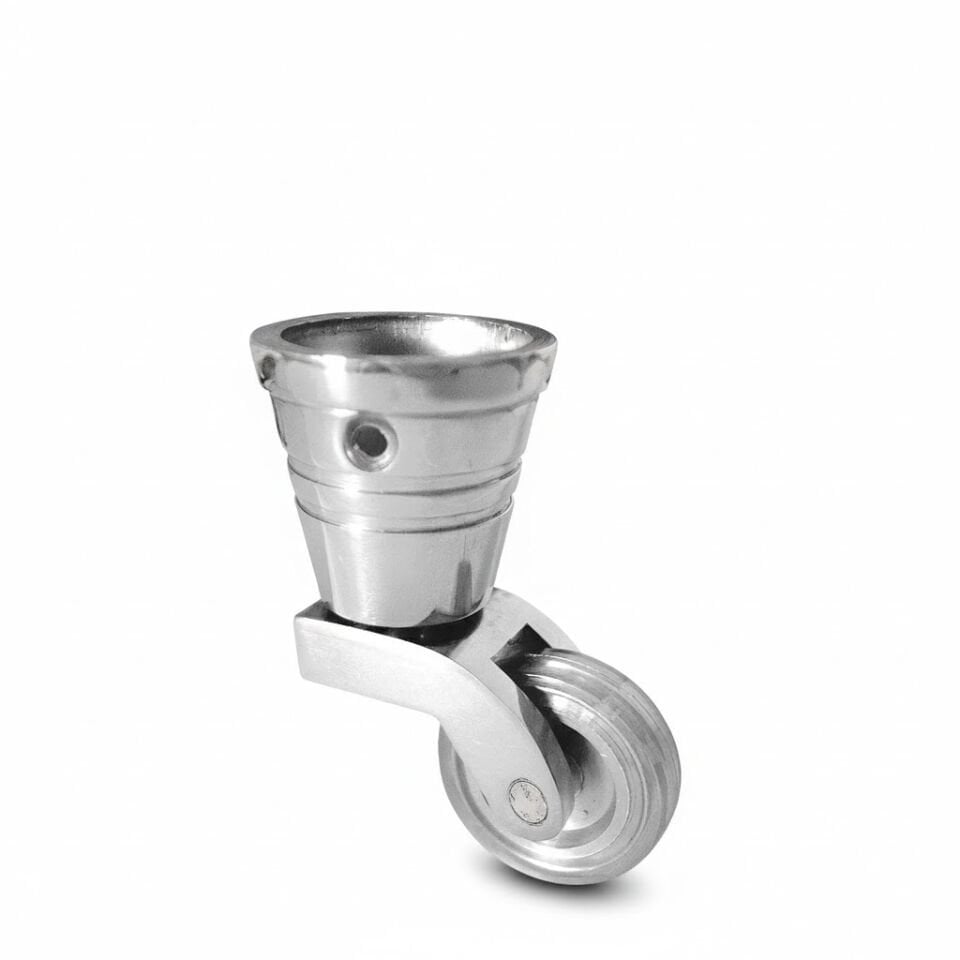 HUNİ GEÇME KROM KAPLAMA PİRİNÇ TEKERLEK