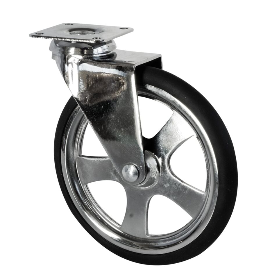 TABLALI KROM KAPLAMA SERVİS ARABASI TEKERİ