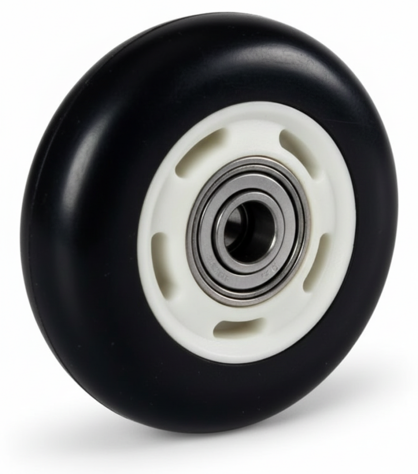 63 MM RULMANLI SİYAH YEDEK TEKER