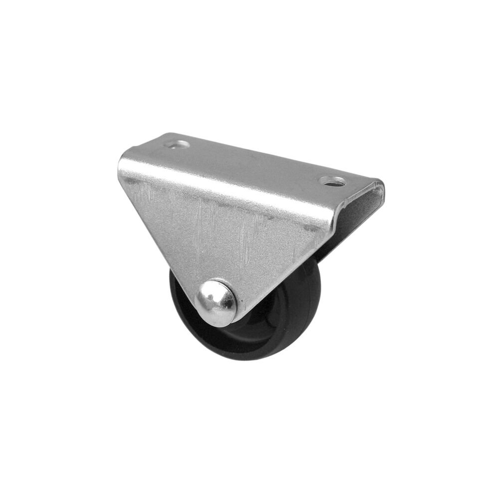 4'LÜ 30 MM SABİT SİYAH TEKERLEK