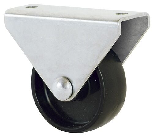 12'Lİ 38 MM SABİT SİYAH TEKERLEK