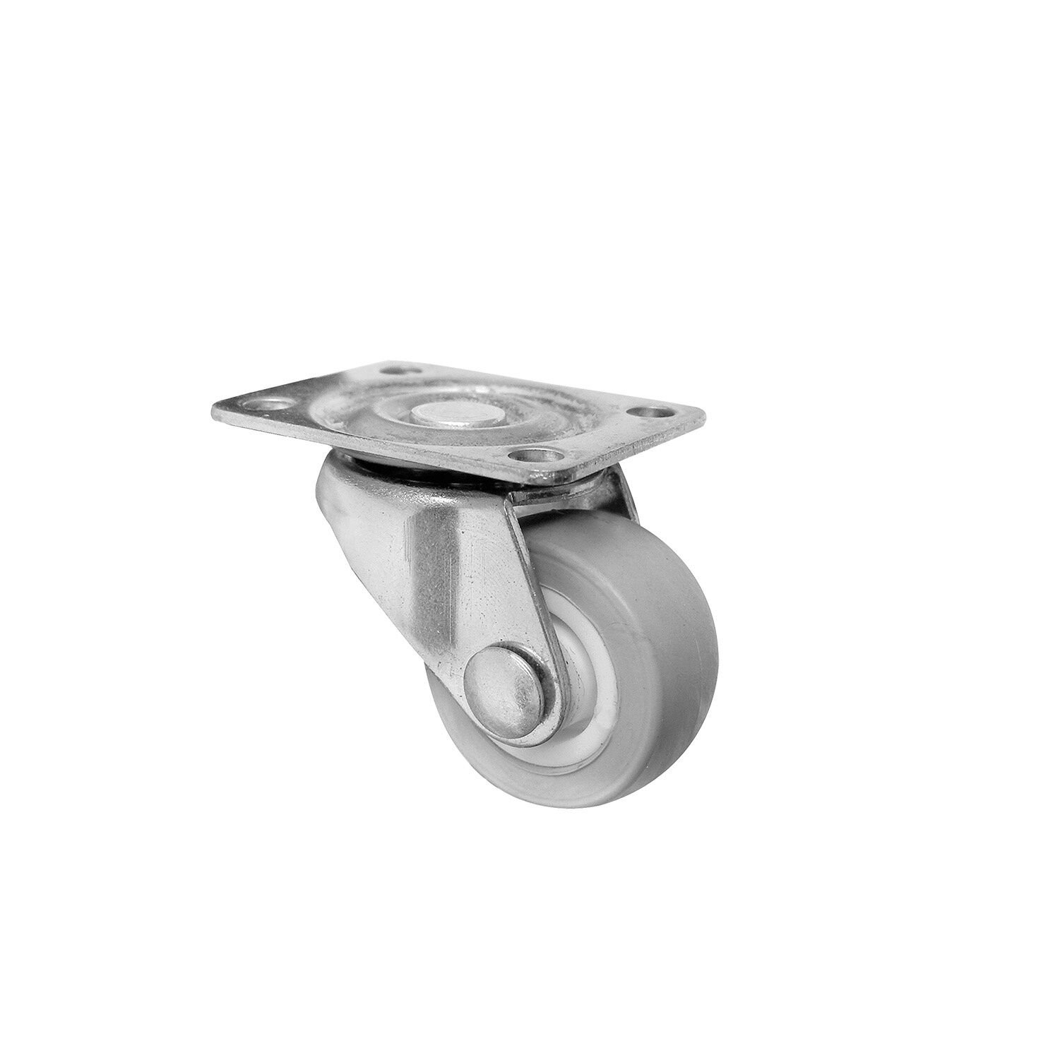 4'LÜ TABLALI BİLYALI 30 MM GRİ TPE TEKERLEK