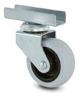 4'LÜ U TABLALI BİLYALI 50 MM GRİ TEKERLEK