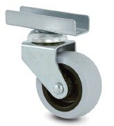 4'LÜ U TABLALI BİLYALI 50 MM GRİ TEKERLEK