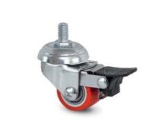 FRENLİ,CİVATALI BİLYALI 35 MM TPE TURUNCU TEKERLEK