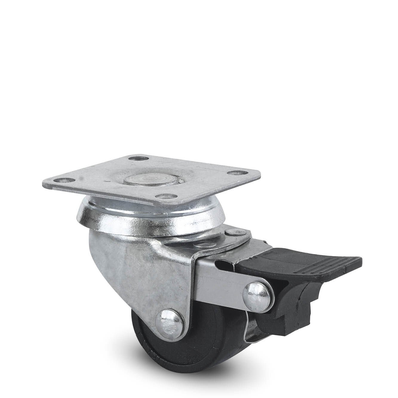 FRENLİ,TABLALI BİLYALI 35 MM SİYAH TEKERLEK