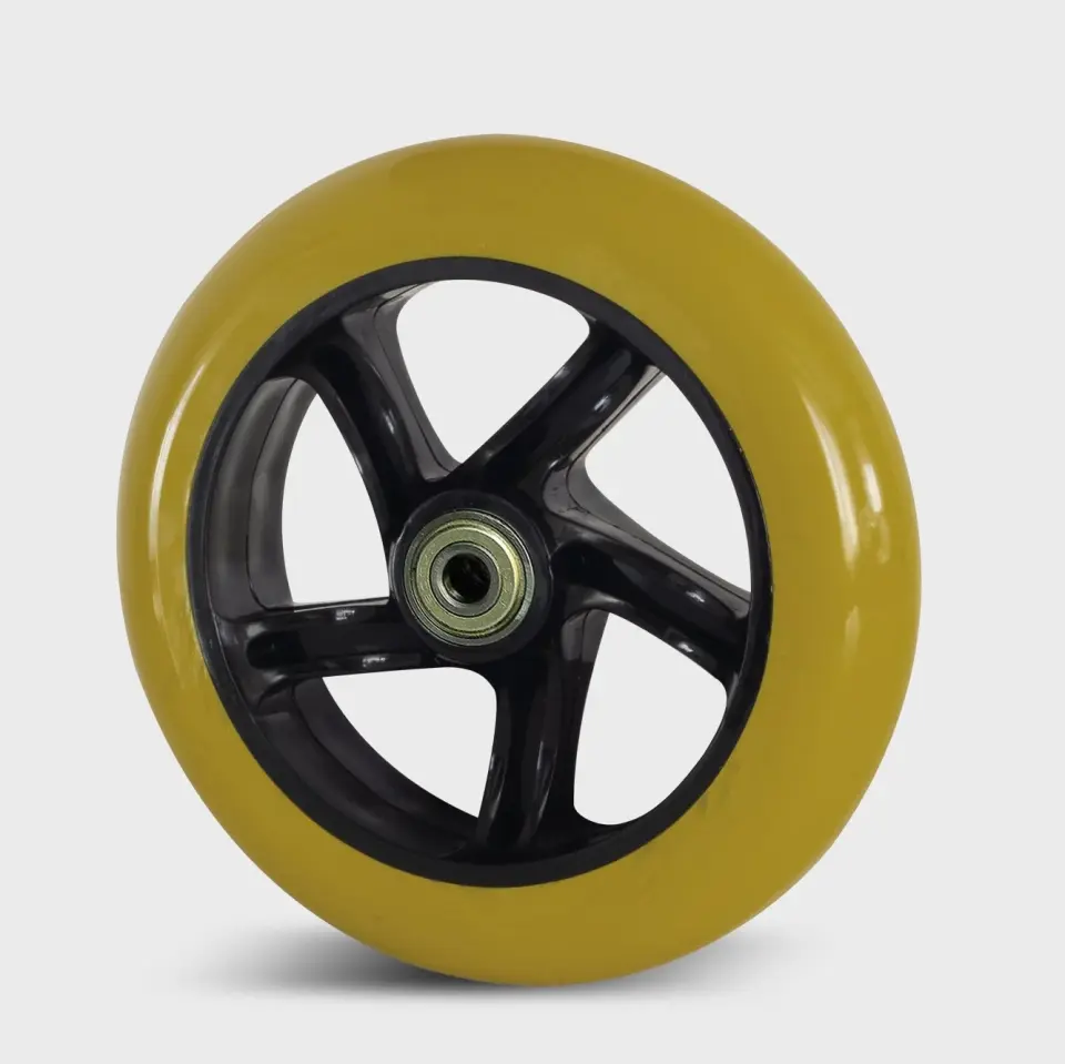 140 MM RULMANLI SARI TEKERLEK