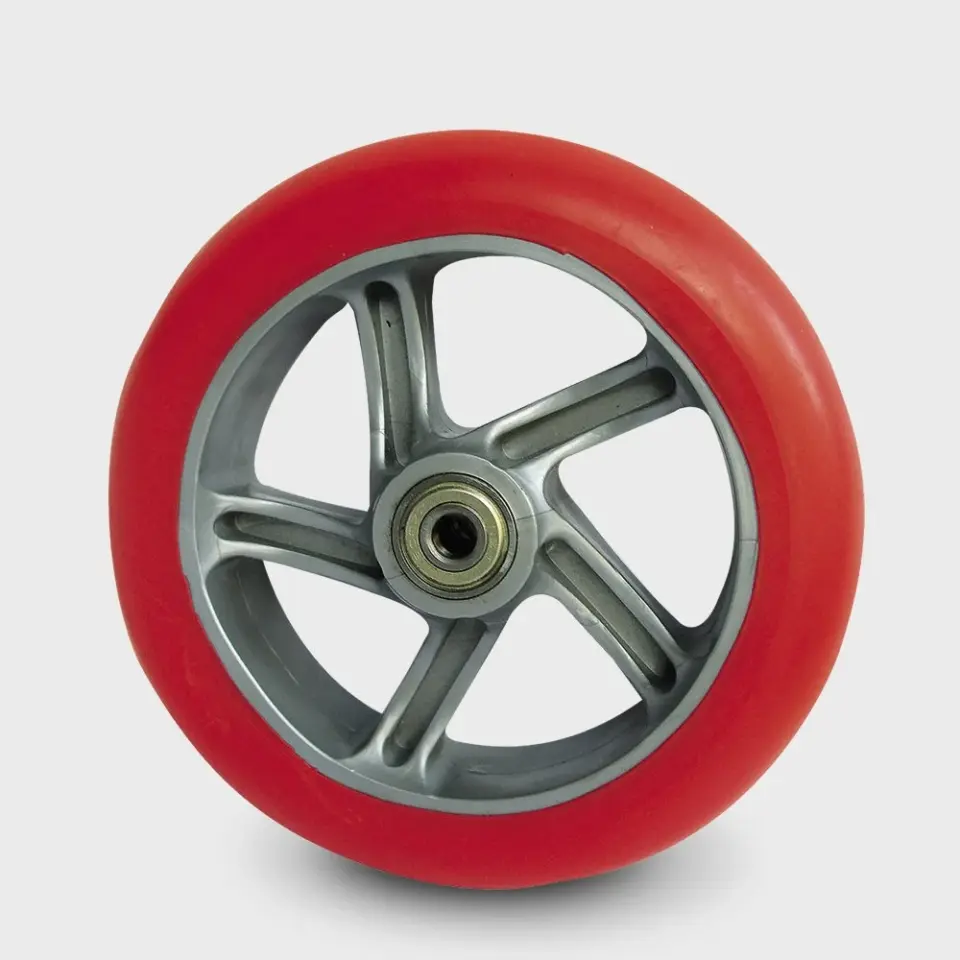 140 MM RULMANLI KIRMIZI TEKERLEK